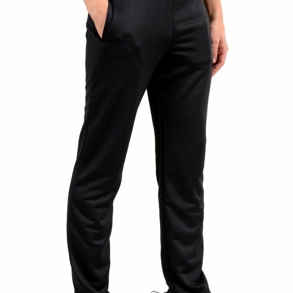 Emporio Armani EA7 Black Track Sweat Pants - Picture 2 of 7